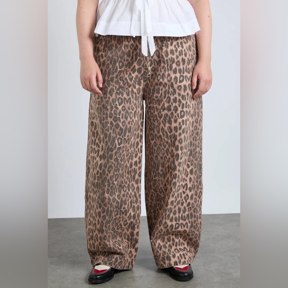 Damson Madder Rafe Pant - Leopard Print
